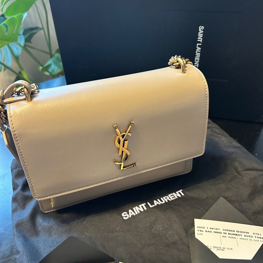 Saint Laurent sunset bag.
